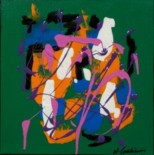 Colour Mood 1, Acrylic on canvas by Nancy Stella Galianos