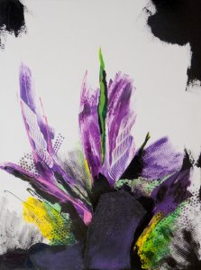 Pourpre, Acrylic on canvas by Nancy Stella Galianos